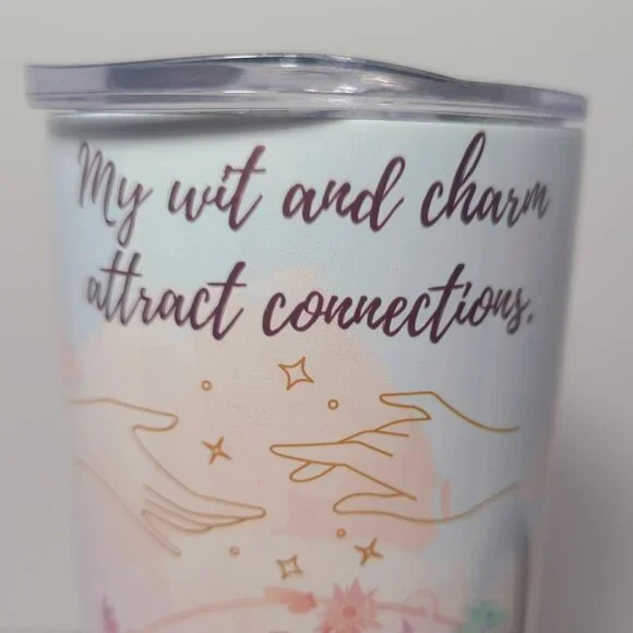 Witchy Gemini Tumbler – Mystical Zodiac 20 oz | Moon Magic Vibes - Picture 6 of 13